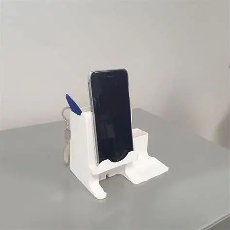 Functional phone stand print